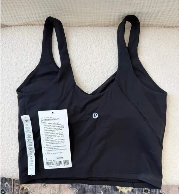 Black Lululemon Align Tank - Image 3