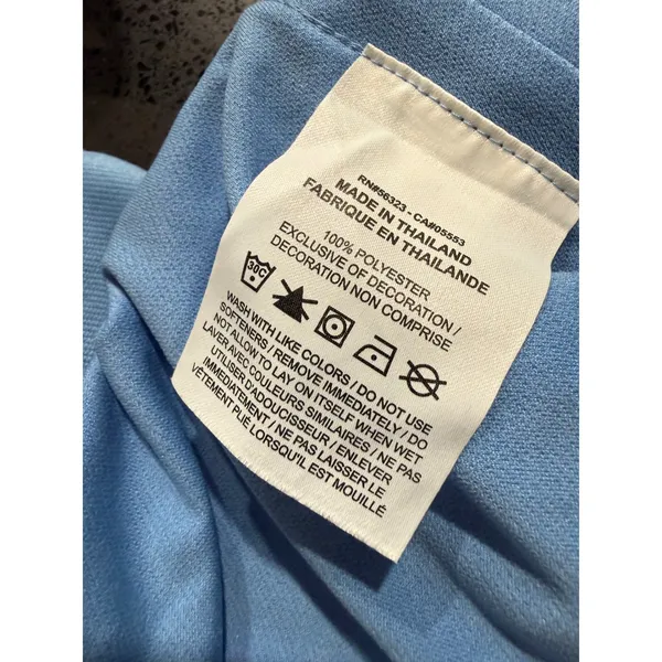 Nike‎ Dri-FIT Womens XL Light Blue Running Athletic Shorts Elastic Waist Swoosh - Image 6