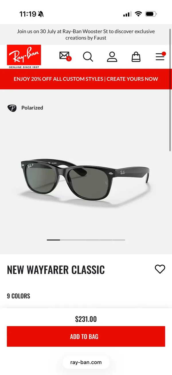 Ray-Ban Sunglasses - Image 2