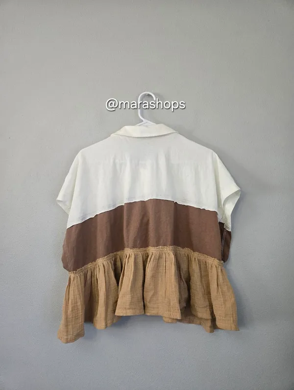Anthropologie Pilcro Bonfire Rugby Top - Image 6