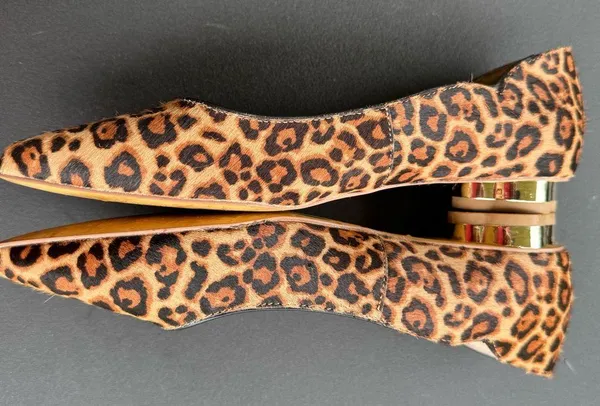 White House | Black Market Leopard Print Women's Flats Size 6M - Image 5