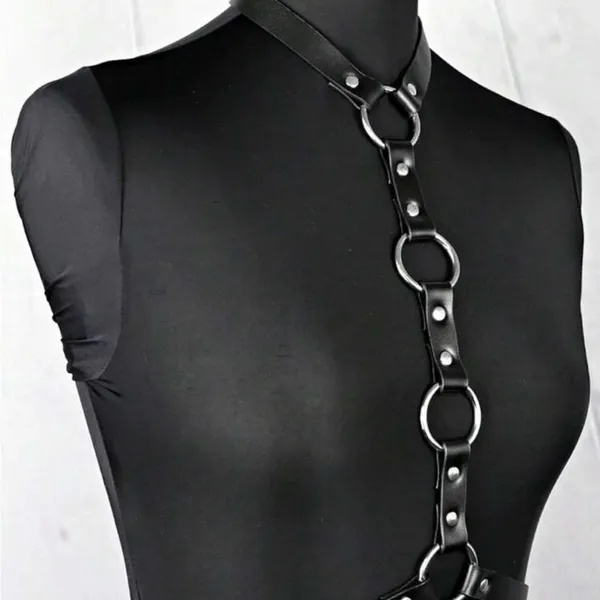 Oring O Ring Harness Belt New Black - Image 7