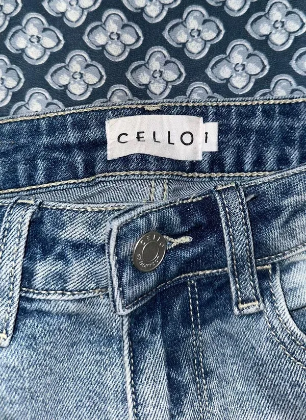 Cello Jeans Denim Distressed Mom Jeans - Image 3