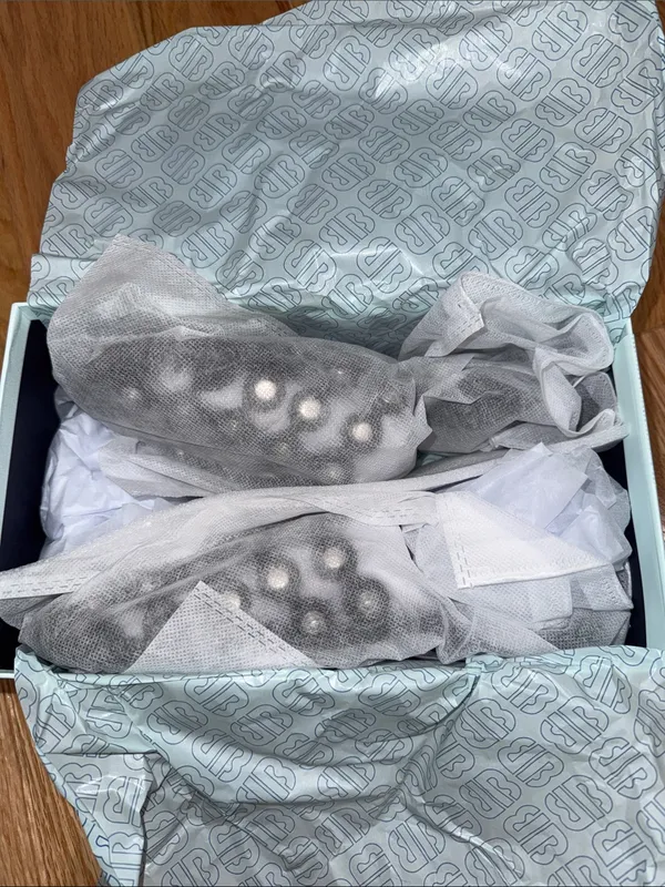 Anthropologie Bibi Lou Alexa grommet studded mules size 37 - Image 6