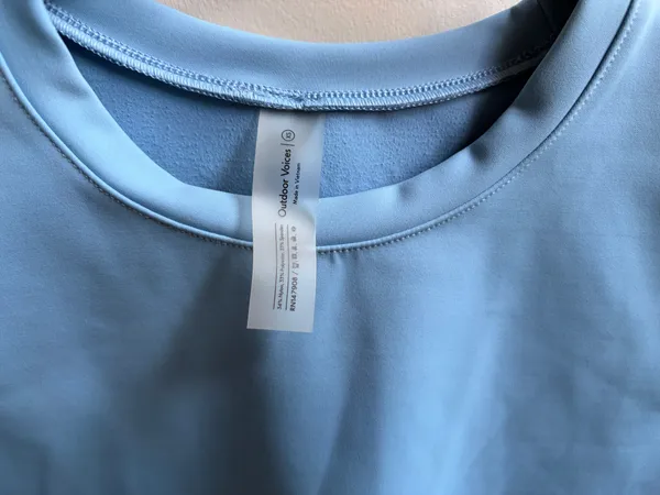 Outdoor Voices Blue Running Sweater - Image 4