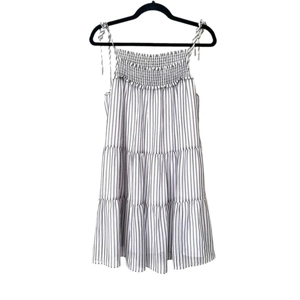 SAYLOR‎ Kimi Crinkle Stripe Mini Dress NWT medium - Image 2
