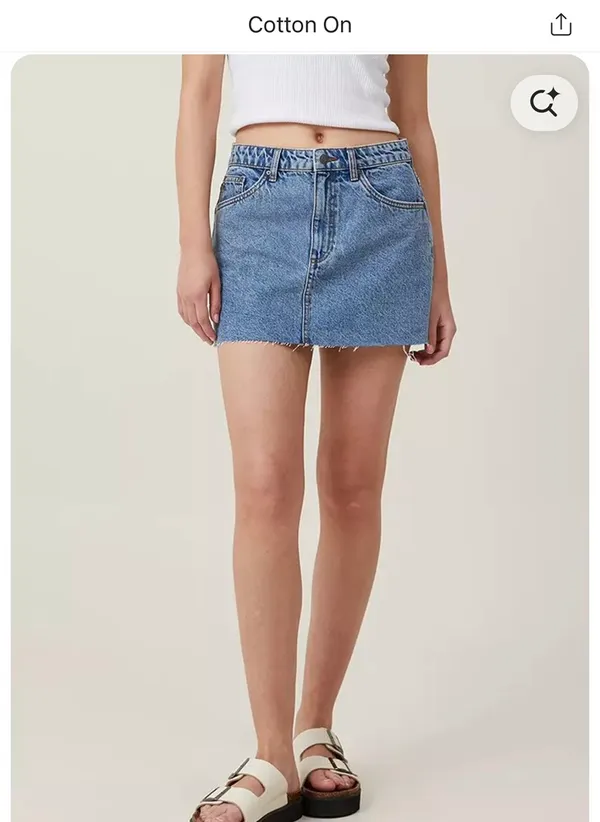 Cotton On Denim Mini Skirt - Image 6