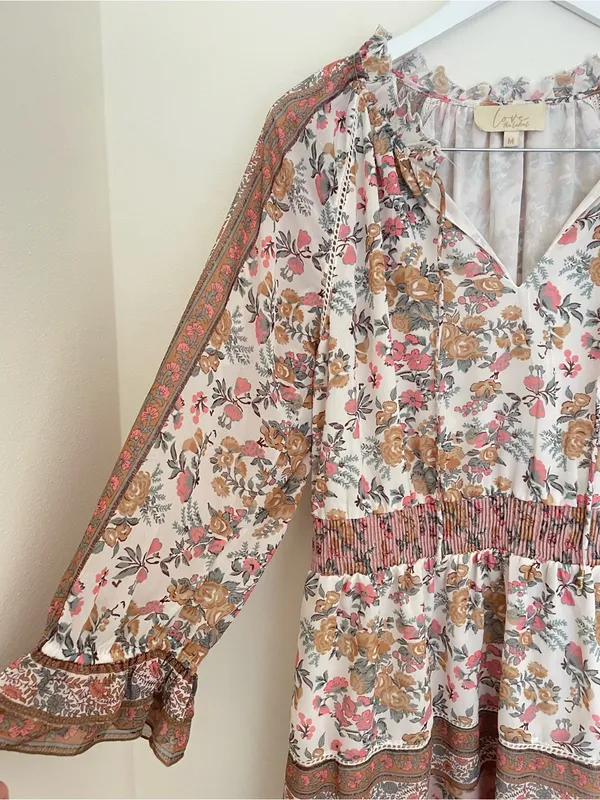 Anthropologie Love the Label Euphoria Boho Dress Size Medium - Image 5
