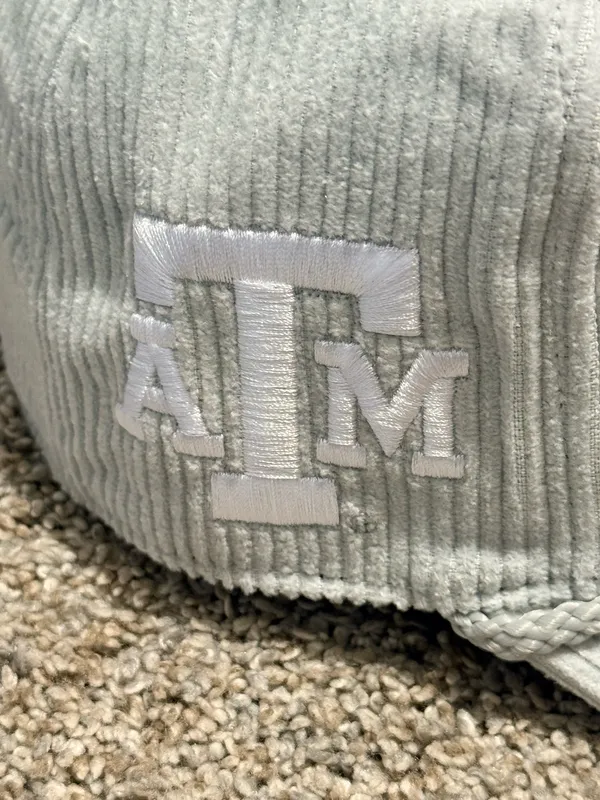 ’47 Brand Texas A&M Pale Gray Gridiron Hitch Corduroy Hat - Image 4