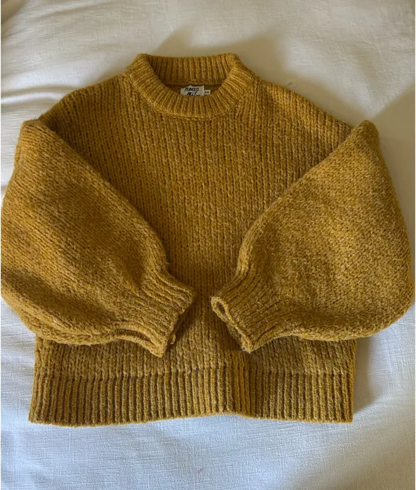 Princess Polly Sweater Yellow S/M - Image 2