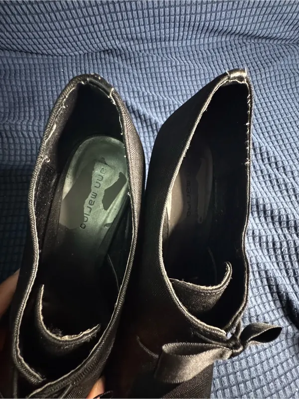 Vintage-style Ann Marino herringbone oxford heels - Image 6
