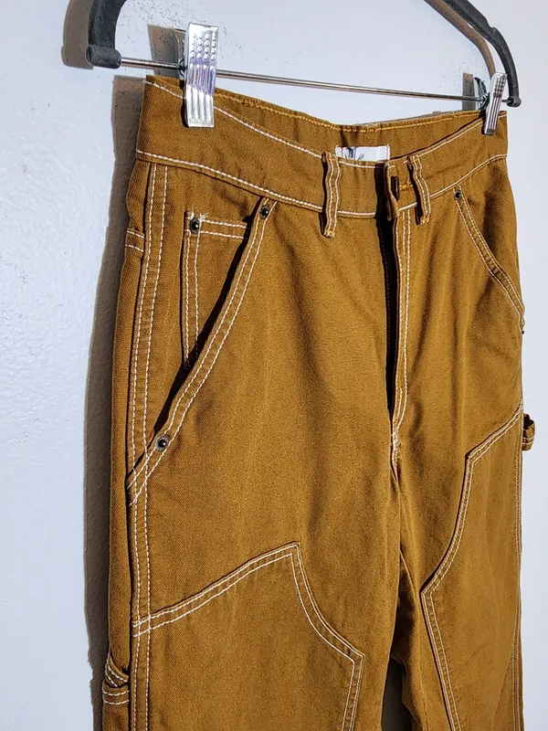 BDG Urban Outfitters Womens Golden Brown Carpenter Utility Pants Size 26 - Image 3