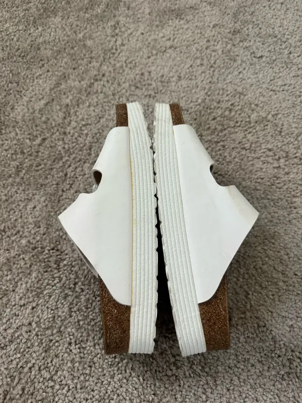 White Platform Birkenstock Papillio - Image 2