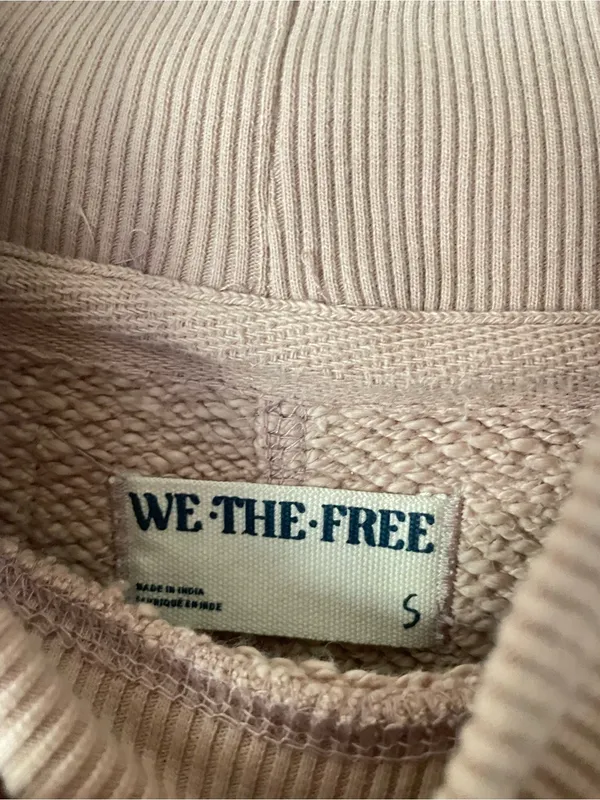 Free People We The Free Wonderful Pullover Mock Sweatershirt Winter Bloom Small - Image 5