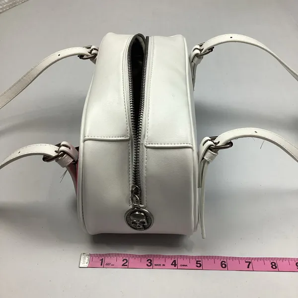 Ed Hardy Satchel Bag Butterfly & Skull White Backround NEW! Retail $80 - Image 11