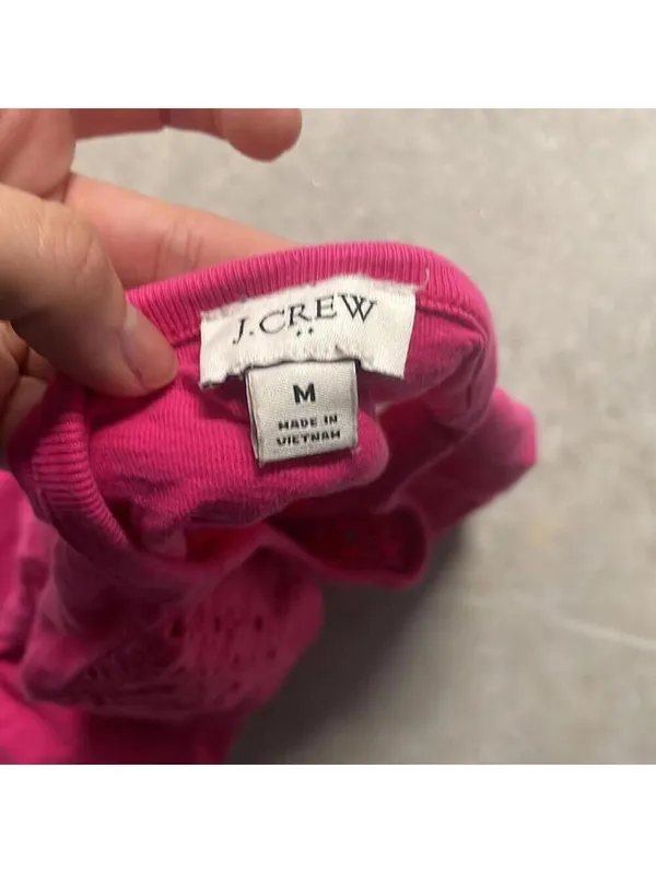 💕J. Crew 100% Cotton Pint Stretch Short Sleeve Casual Top Basic Staple shirt - Image 5