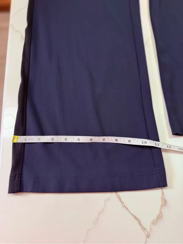 Athleta Venice Colorblock Wide Leg Navy Pants Size M - Image 17