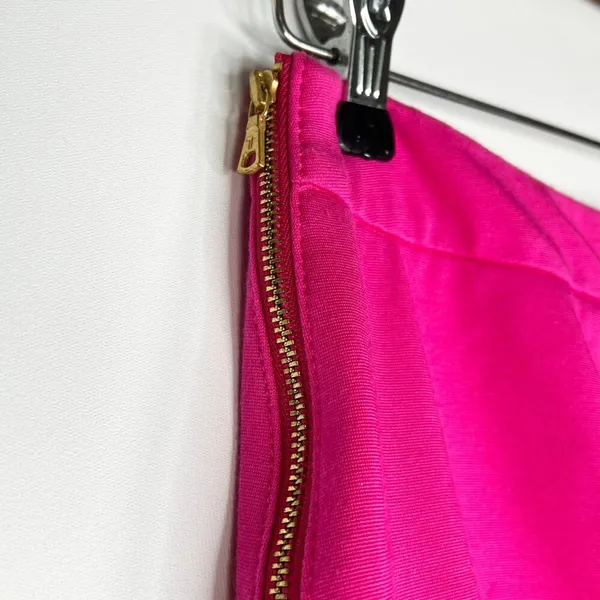 Trina Turk Sculptor Hot Pink Fuchsia Stretch Lined Mini Skirt Womens 4 - Image 6
