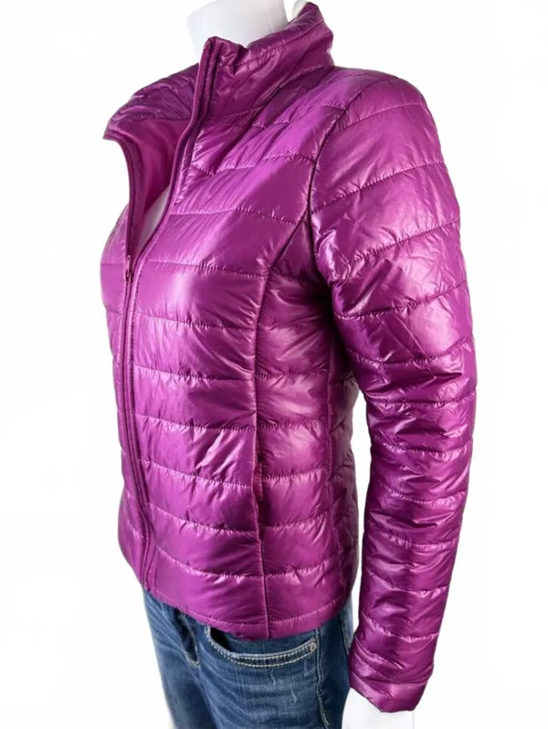 Cute Womens Coat Size S Purple - Image 2