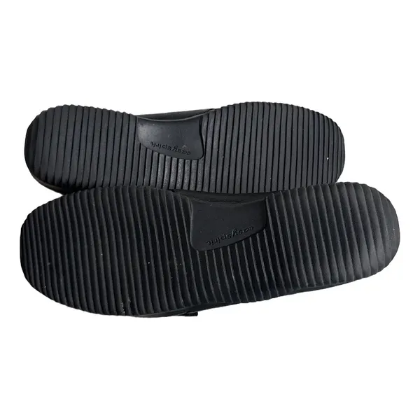 Easy Spirit Musthaves Black Leather Loafers Hook and Loop‎ Strap Shoes Womens 11 - Image 4