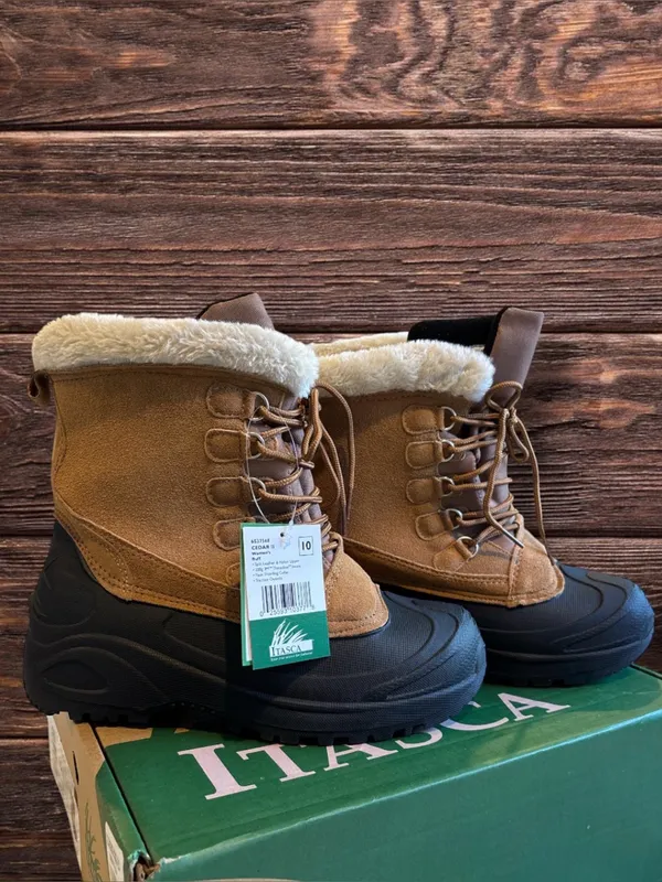 NWT Itasca Cedar II Women’s Size 10 Winter Duck Boots Buff Tan 3M Thinsulate - Image 4