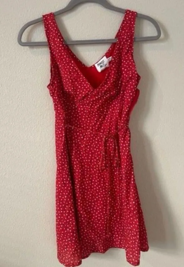 Princess Polly red v neck Nellie dress - Image 3