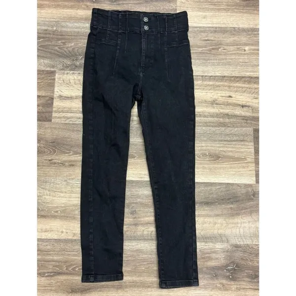 Free People We The Free Jayde Skinny Jeans Black Women’s 31 - Image 2