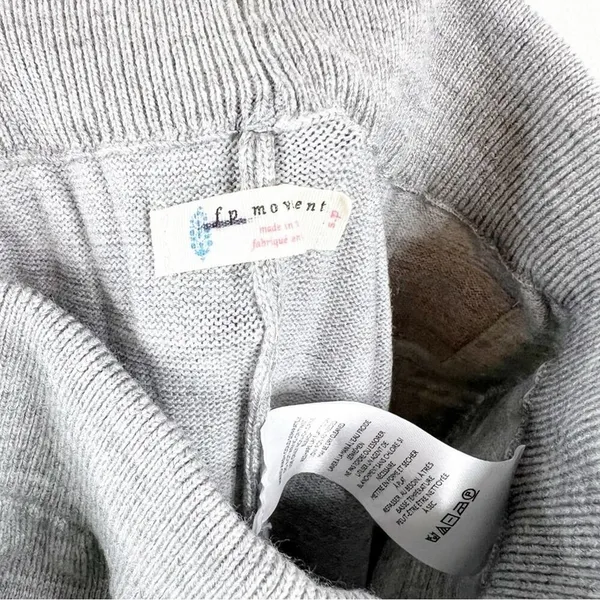 Free People Movement The Recovery Cozy Knit Set Women's XS Gray‎ Luxe Loungewear - Image 14