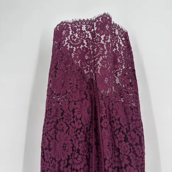Lovers +‎ Friends Burgundy Lace Strappy Back Midi Dress Skylight Dress Size S - Image 10