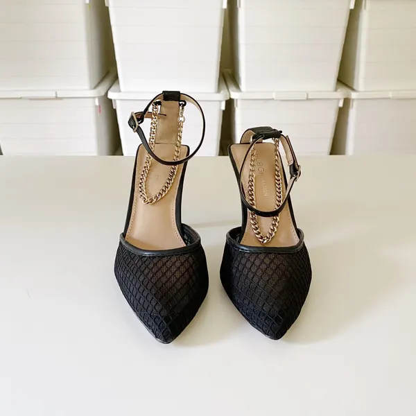 BCBGeneration Mayah Ankle Chain Pumps - Image 4