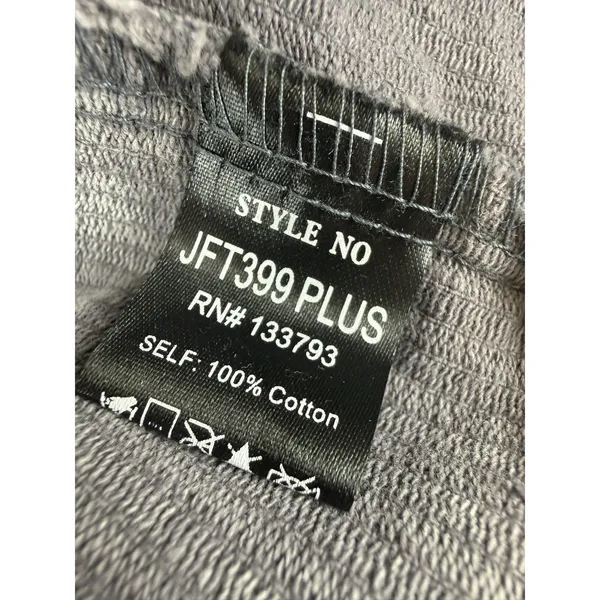 Pol Women’s Corduroy Button Distressed Gray Raw Hem Jacket Plus Size 3XL - Image 15