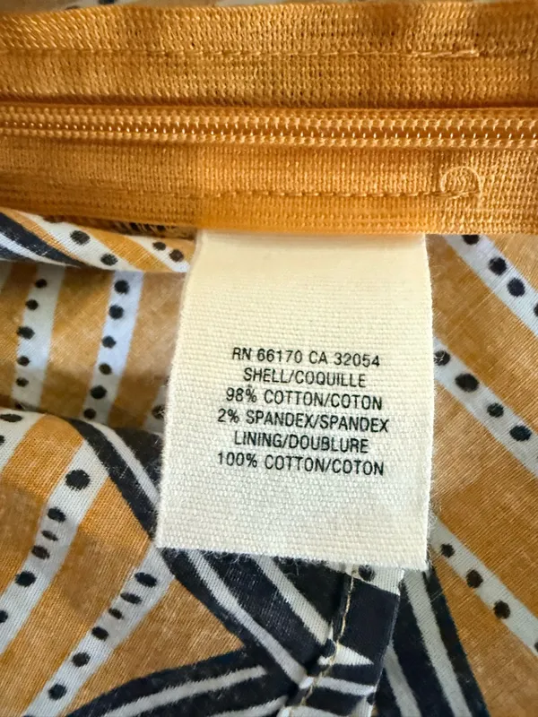 Anthropologie Floreat Mustard Yellow Patterned Strapless Top - Image 4