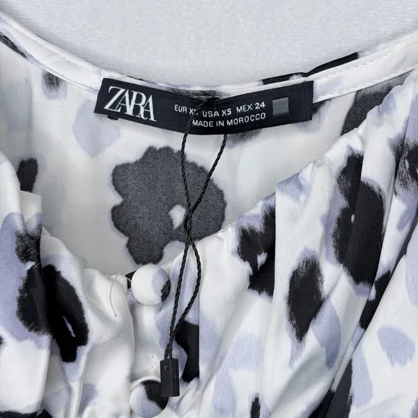 Zara Animal Print Midi Dress - Image 4