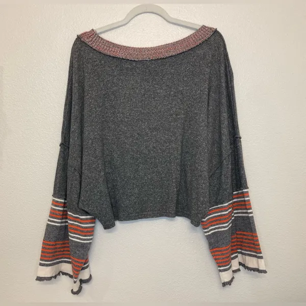 Free People Women’s Cooper Striped‎ Long-Sleeve T-Shirt Size XS - Image 9