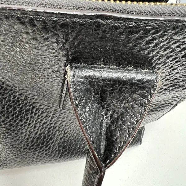 Kate Spade Lydia Southport Ave Shoulder Bag Large New York Black Pebbled Leather - Image 11