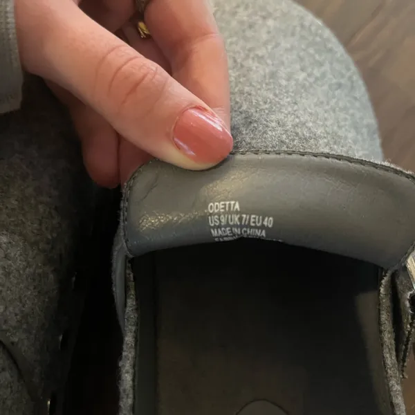 JustFab Gray Mules - Image 5