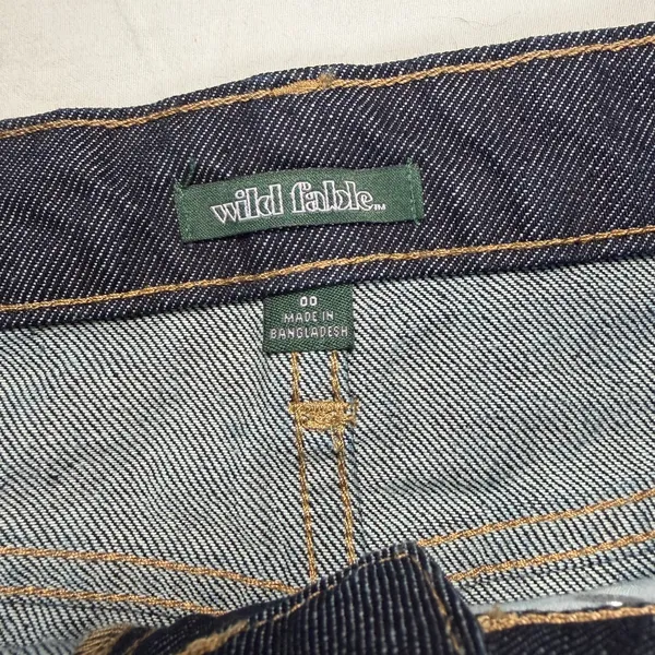 Wild Fable Denim Skirt Women's Size 00 Mini Flare Pockets 30" Waist NWT - Image 3