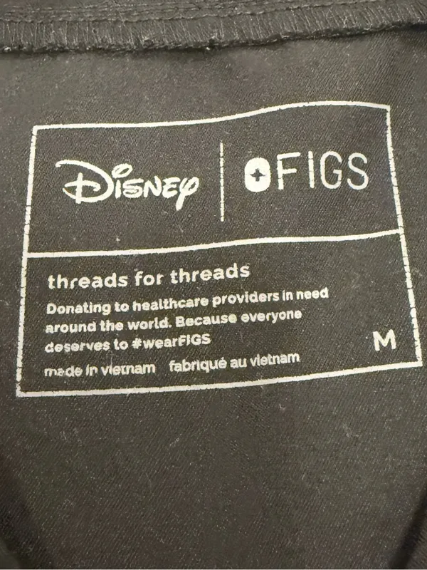 Limited Edition: Disney x FIGS Mickey Mouse Scrub Top Medium - Image 5