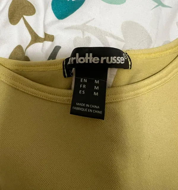 Charlotte Russe Workout Stretch Top - Image 2