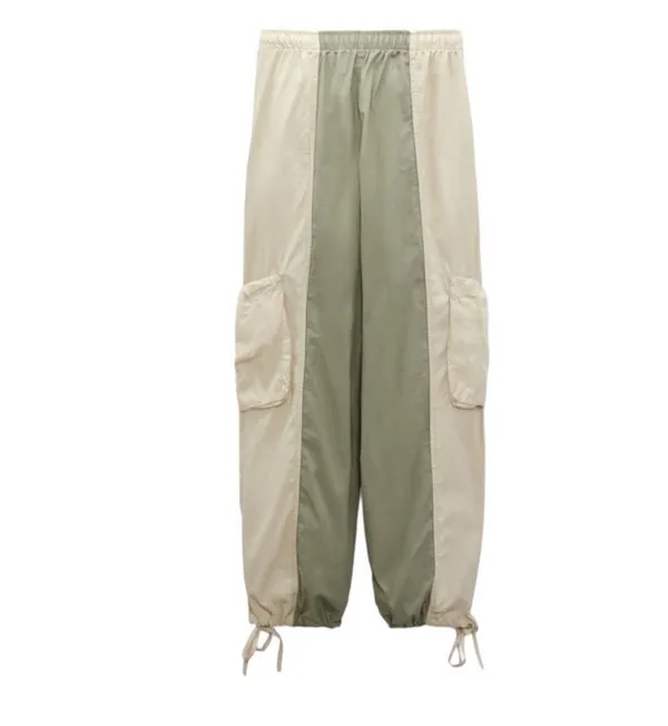ZARA Color Block Parachute Pants - Image 2