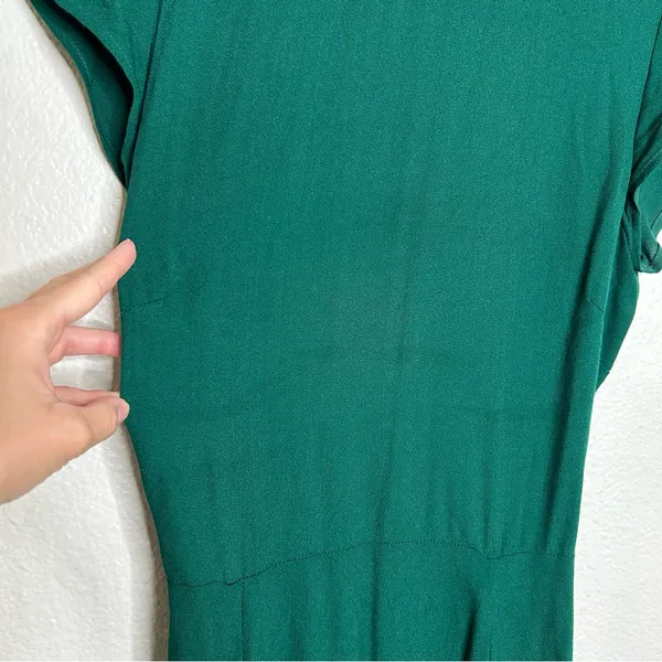 Reformation Gavin Dress green 2 - Image 4