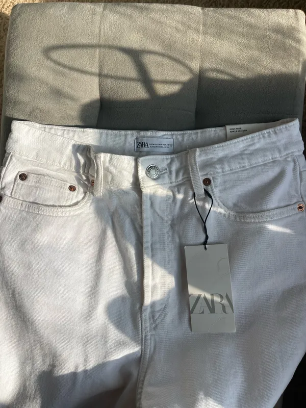 Zara High-Rise Ankle-Length Stovepipe - Image 2