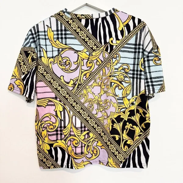 Jaded London Matching Set Womens Top XS Bottom S Shirt Shorts Lounge CoOrd Retro - Image 8