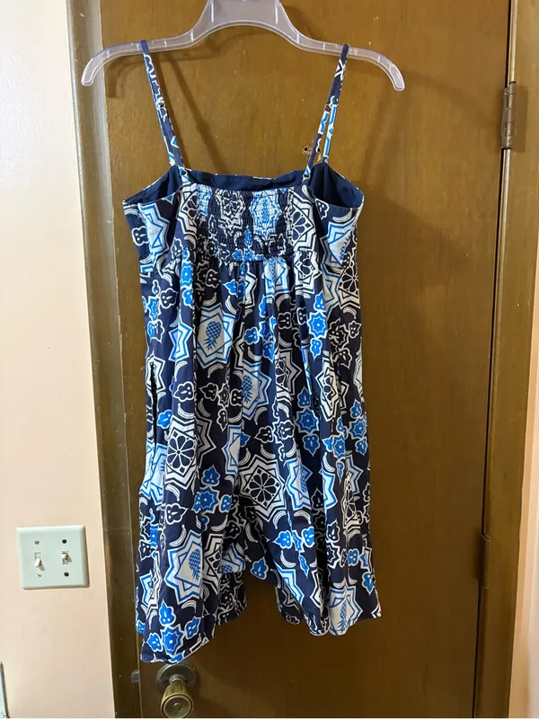 Hutch Anthropologie Fruit Romper in Navy & Blue - Image 4