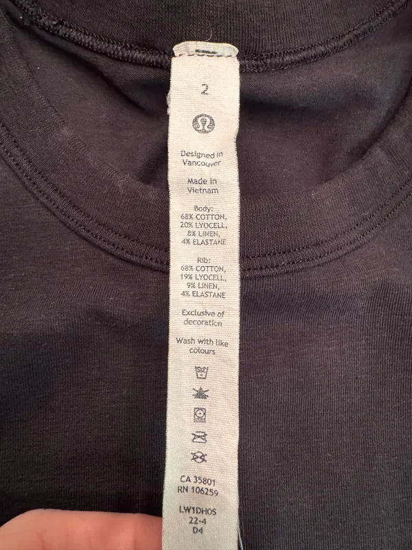 Lululemon Black Sleeveless Tennis Dress - Image 2