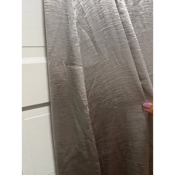re:named Silver Metallic High Slit Maxi Wrap Skirt Small Evening Party size sm - Image 12