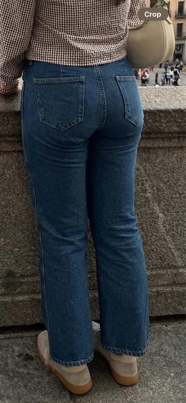 ZARA Jeans Mid-Rise Straight Leg Denim - Image 2
