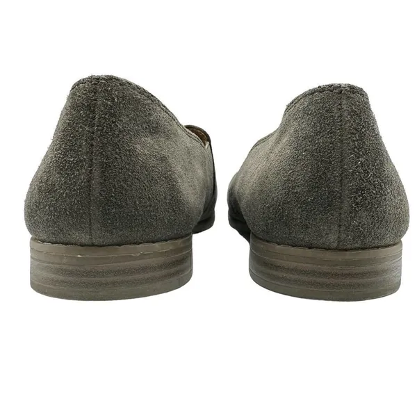 Franco Sarto Gray Suede Pardon Slip On Loafers Size 8 - Image 3