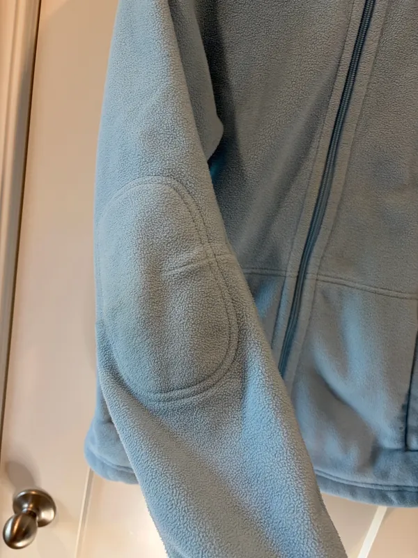 Patagonia Women’s Light Blue Synchilla Full Zip Fleece Jacket - Image 4