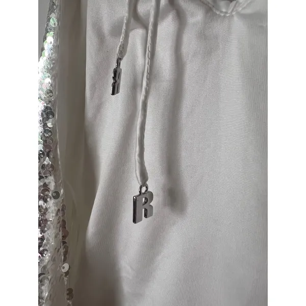 ROTATE Birger Christensen White‎ Sequin Halter Top & Pencil Midi Skirt Set NWT - Image 7